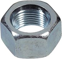 3/8-24 HEX FINISH JAM NUT LEFT HAND GR5 Z/P