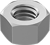 1&quot;-8 HEX FINISH NUT 18-8SS