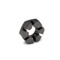 1-14&quot; 43M PSI SLOTTED HEX JAM NUT PLAIN FINISH