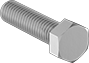 3/8-16 X 3/4&quot; HEX HEAD CAP SCREW ALUMINUM