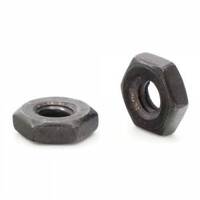 10-24 HEX MACHINE SCREW NUT 18-8SS BLACK OXIDE