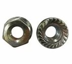 M8X1.25 STAINLESS SERRATED FLANGE NUT