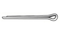 .120 DIA X 2.375 OAL, HAIR PIN COTTER, FOR 1/2-9/16 SHK, ZP