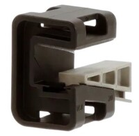 WEDGE CLIP, 0.31&quot; 0.51&quot; PANEL THICKNESS, PA66HSGF30, BLACK/GRAY