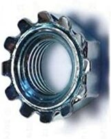 5/16&quot;-24 LOCKNUTS EXTERNAL TOOTH KEPS ZINC CR+3 (BULK QTY: 3000PCS ) (PKG QTY: 100PCS )