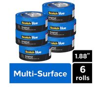 3M 6-PACK 1.88&quot; BLUE PAINTER&#39;S TAPE