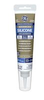 GE ADVANCED SILICONE 2 2.8-OZ CLEAR SILICONE CAULK