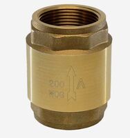 3/4&quot; CHECK VALVE BRASS 3/4-IN FNPT IN-LINE CHECK VALVE