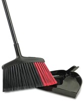 BROOM WITH DUST PAN LIBMAN 14IN POLY FIBER