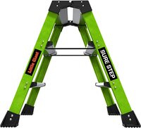 LITTLE GIANT LADDERS, SURE STEP, 3-STEP, DOUBLE-SIDED STEP STOOL, FIBERGLASS, (11953), TYPE 1AA, 375