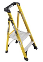WERNER PD7302 | 2 FT FIBERGLASS PODIUM LADDER / TYPE IAA 375 LB RATING