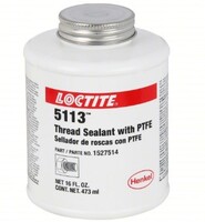 LOCTITE 5113 THREAD SEALANT WITH PTFE 1 PT BRUSH CAN WHITE 16 OZ