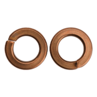 #8 SPLIT LOCK WASHER SILICONE BRONZE