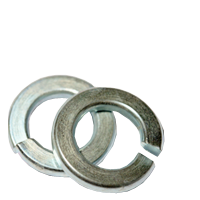 1 1/8&quot; REGULAR SPLIT LOCK WASHERS ZINC CR+3 (BULK QTY: 350PCS PKG QTY: 50PCS )