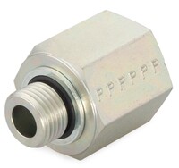 ORING/RET RING, STRAIGHT, STEEL, 33 MM X 1&quot;, METRIC X NPTF