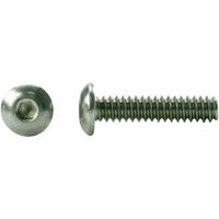 M10X12 BUTTON SOCKET HEAD SCREW BLACK ALLOY