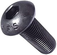 M2.5-0.45X4 MM,(FT) BUTTON SOCKET CAP SCREW COARSE 12.9 ISO 7380 THERMAL BLACK OXIDE