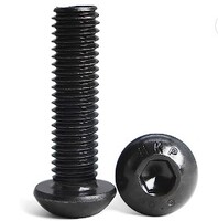 M5 X 30MM BUTTON HEAD SOCKET SCREW PLAIN ALLOY