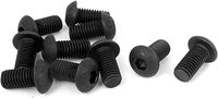 M8 X 25MM BUTTON HEAD SOCKET SCREW 10.9 BLACK ZINC