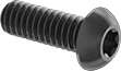 M6-1.00 X 20MM BUTTON HEAD TORX, BLACK OXIDE FULL THREAD