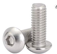 M3-0.50X10 MM,(FT) 10.9 BUTTON SOCKET CAPS COARSE ISO 7380 ZINC-BAKE CR+3
