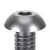 M8-1.25 X 25MM BUTTON SOCKET HEAD CAP SCREW 10.9 ZINC