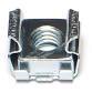 SNAP-IN NUT, ZINC-PLATED STEEL, M6 SIZE, 1.626 MM-2.667 MM PANEL THICKNESS
