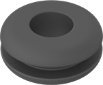 3/4 ID X 1-1/8 OD, 3/8 THK PUSH IN GROMMET