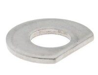 CLIPPED WASHER, ZINC-PLATED STEEL, FOR M16 SCREW SIZE, 17 MM ID, 30 MM OD