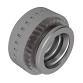 M6 X 1.0 STAINLESS PRESS-FIT NUT FOR SHEET METAL BLACK OXIDE