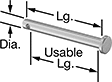 M8 X 20MM CLEVIS PIN