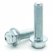 M8-1.25MM X 110 MM CLASS 10.9 STEEL CLEAR ZINC FLANGED HEX HEAD BOLT