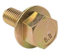 M5-0.80 X 12MM HEX FLANGE BOLT 8.8 Z/Y