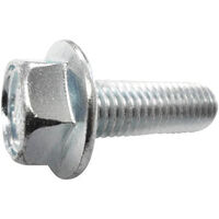 M8-1.25 X 40MM HEX FLANGE BOLT A2SS DIN 6921