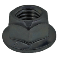 M16-2.0 HEX FLANGE LOCKNUT PLAIN