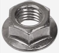 M8-1.25 HEX FLANGE LOCKNUT CLASS 10 ZINC