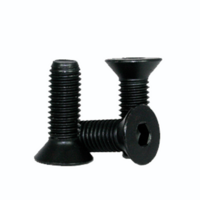 M8 X 18MM FLAT SOCKET HEAD CAP SCREW 10.9 PLAIN ALLOY DIN 7991
