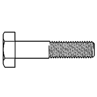 M12-1.75 X 40MM HEX HEAD CAP SCREW 8.8 PLAIN