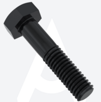 M12-1.75 X 50 MM COARSE HEX CAP SCREWS 8.8 PLAIN