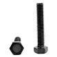 M4-0.70 X 12 MM,(FT) DIN933 / ISO4017 COARSE HEX CAP SCREWS 8.8 COARSE (FULL THREAD) MED. CARBON PLA