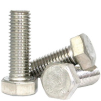 M12-1.75X35 MM,(FT) DIN 933 HEX CAP SCREWS COARSE STAINLESS A2