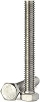 M10-1.5 X 75 METRIC FULLY THREADED HEX CAP BOLT STAINLESS