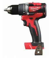 MILWAUKEE DRILL: 18V DC, SUBCOMPACT PREMIUM, 1/2 IN CHUCK, 1,800 RPM MAX., 500 IN-LB MAX TORQUE, M18