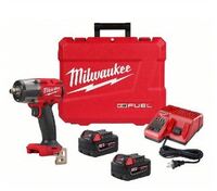 IMPACT WRENCH KIT: 1/2 IN SQUARE DRIVE SIZE, 550 FT-LB FASTENING TORQUE, 650 FT-LB BREAKAWAY TORQUE