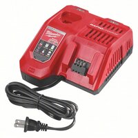 BATTERY CHARGER: MILWAUKEE, MULTI-PORT SIMULTANEOUS CHARGING, FOR 12V/18V, LI-ION, RAPID, 120V AC