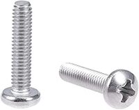 M6-1.00X14 MM,(FT) METRIC STAINLESS A2 (304) MACHINE SCREW, PAN HEAD PHILLIPS, DIN 7985