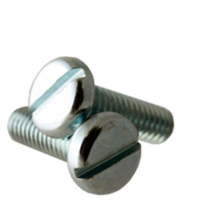 M4-.7 X 6MM SLOTTED PAN HD MACHINE SCREW BRASS