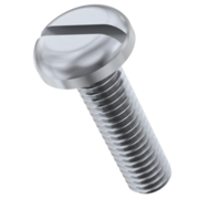 M5-0.8 X 10MM SLOTTED PAN MACHINE SCREW 18-8SS