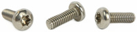M4-0.7 X 16MM 6LOBE TORX DRIVE PAN HEAD MACHINE SCREW CLASS 8.8 ZINC