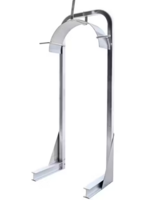 ALUMINUM HOSE RACK WITH BOTTOM TRAY AND MOUNTING KIT